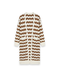 Zita - Gestreifter Cardigan aus Cashmere