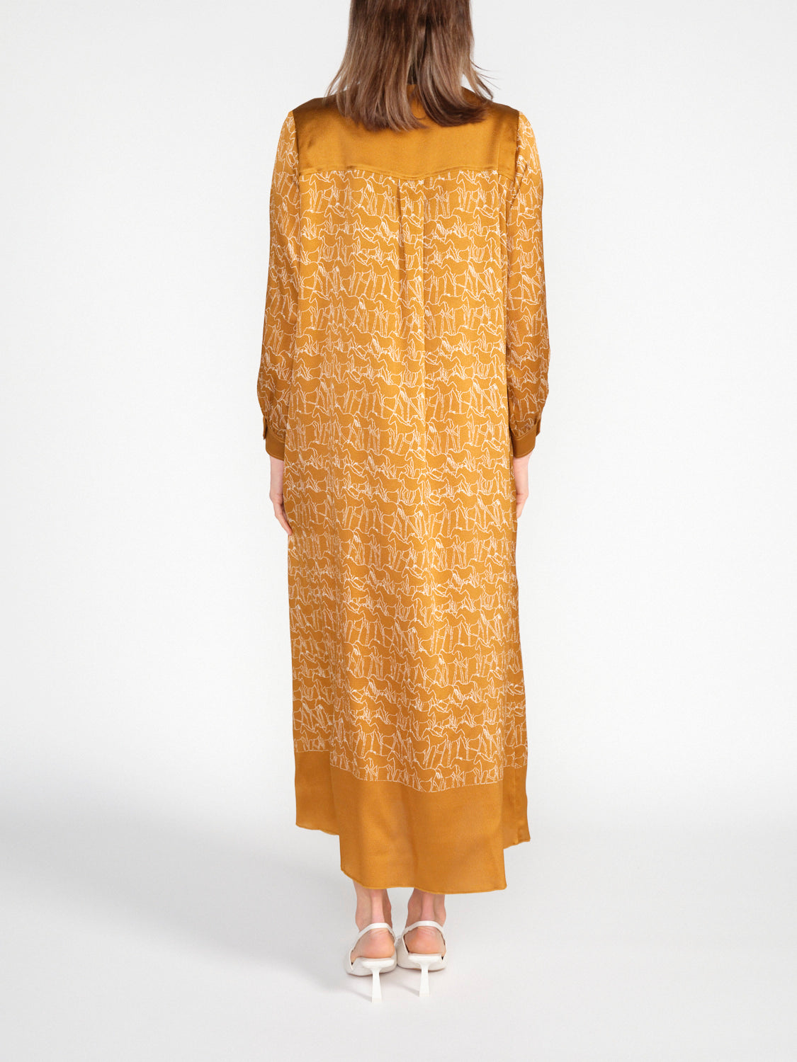 Calima – Kleid mit grafischen Pferden Print