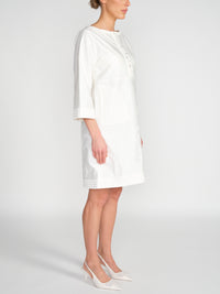 Joseline – Minikleid aus Baumwolle mit eingesticktem Detail