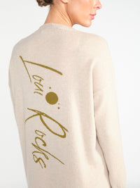 Rocky – Kurzes Strickkleid aus Cashmere  