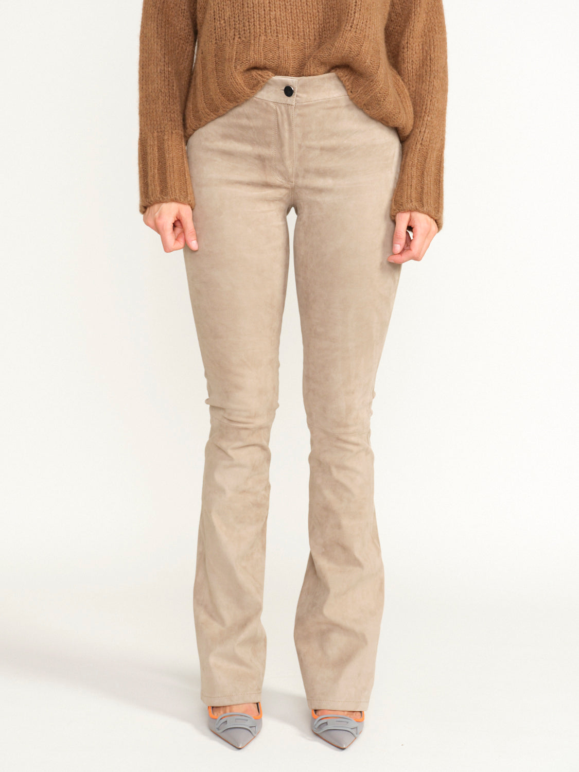 Izzy – Hose mit Gummibund aus Lammleder