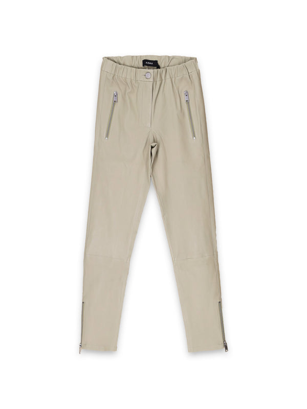 Cadiz – Stretchige Leder-Leggings aus glattem Lammleder