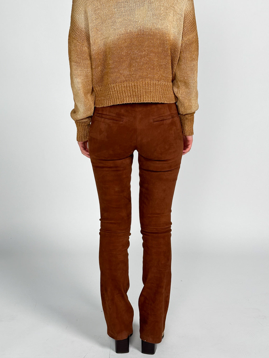 Izzy – Ausgestellte Leggins aus Wildleder