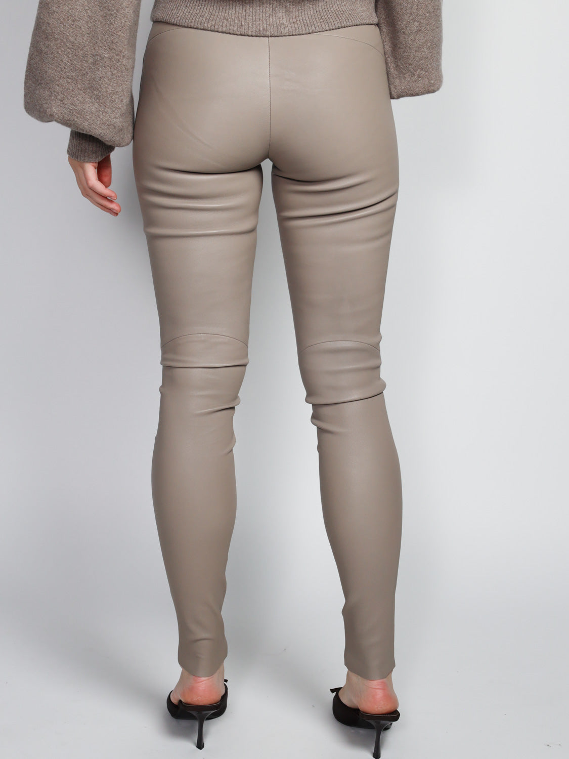 Roche Stretch Plonge – Leder Leggings