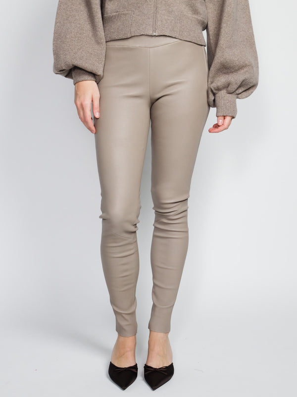 Roche Stretch Plonge – Leder Leggings