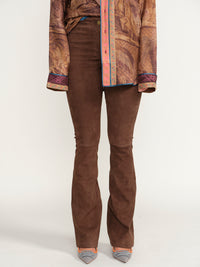 Izzy – Hose mit Gummibund aus Lammleder