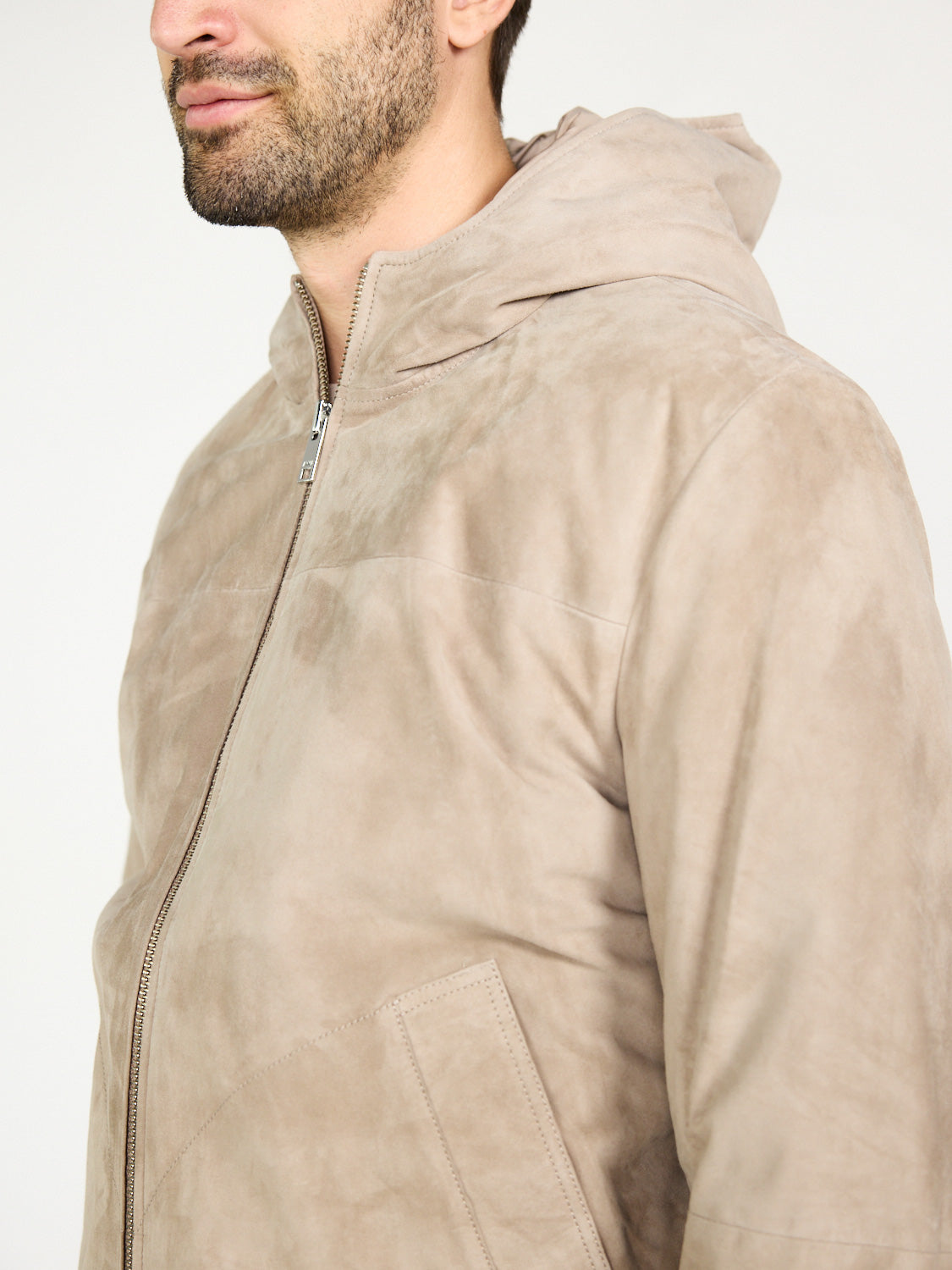 Gohar – Gefütterte Jacke aus Lammleder  