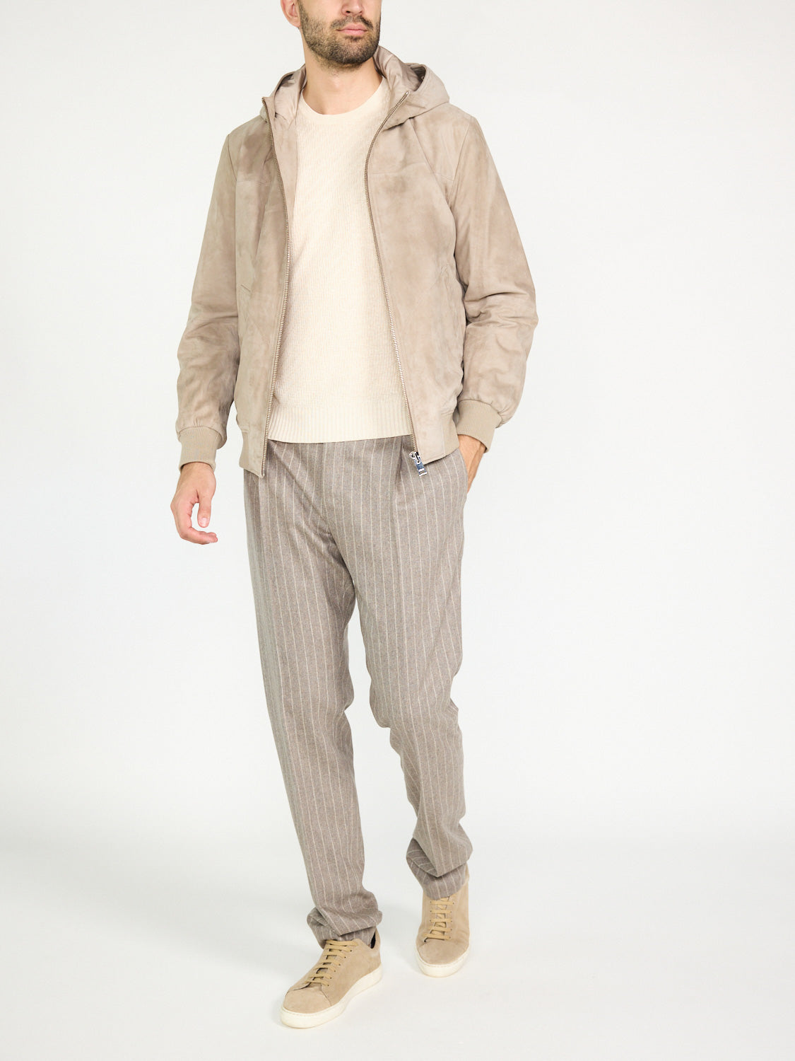 Gohar – Gefütterte Jacke aus Lammleder  