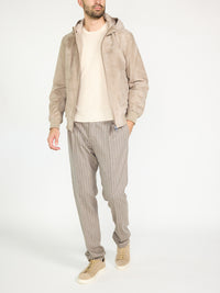 Gohar – Gefütterte Jacke aus Lammleder  