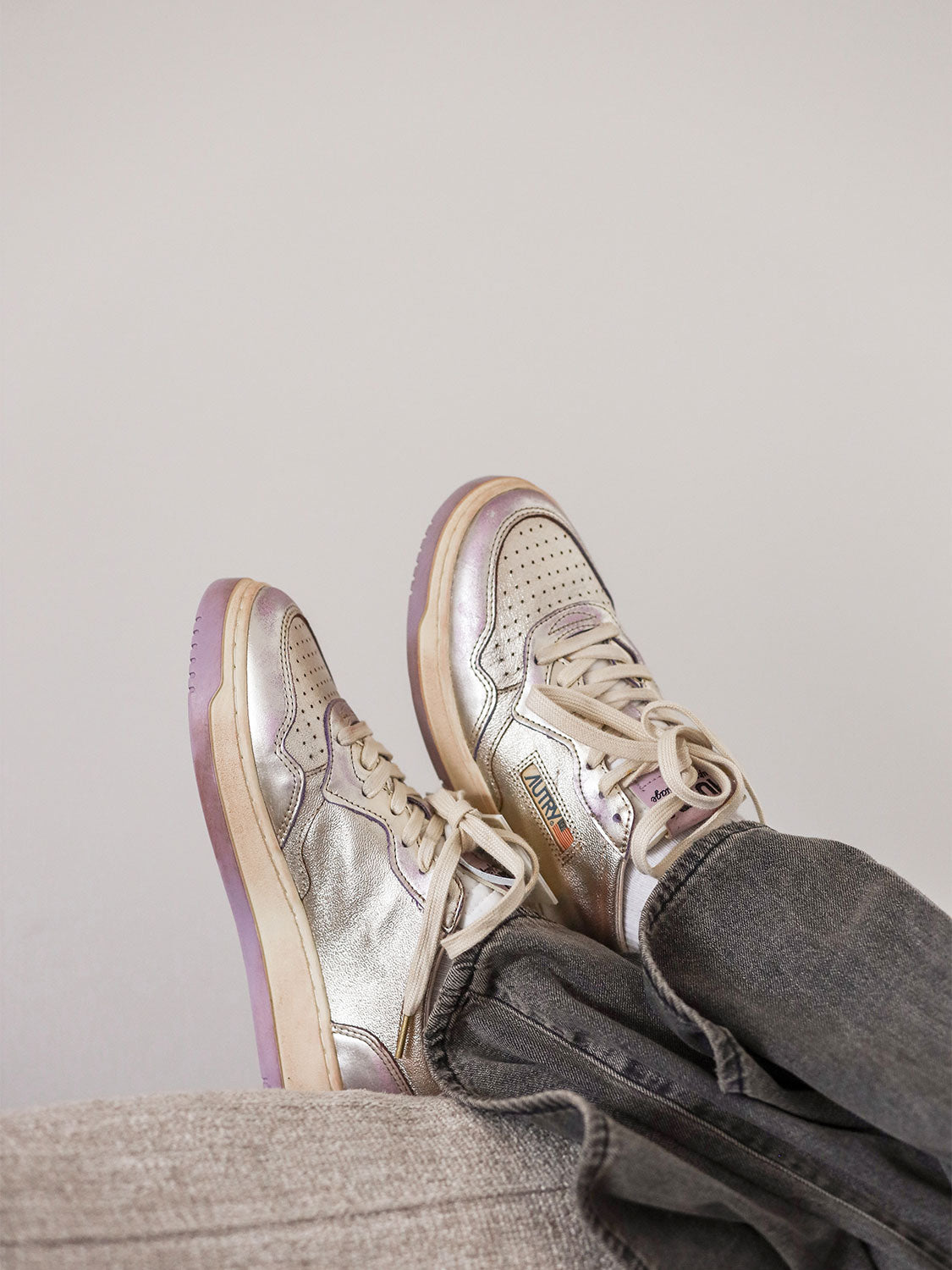 Sup Vint Low Sneaker aus Leder