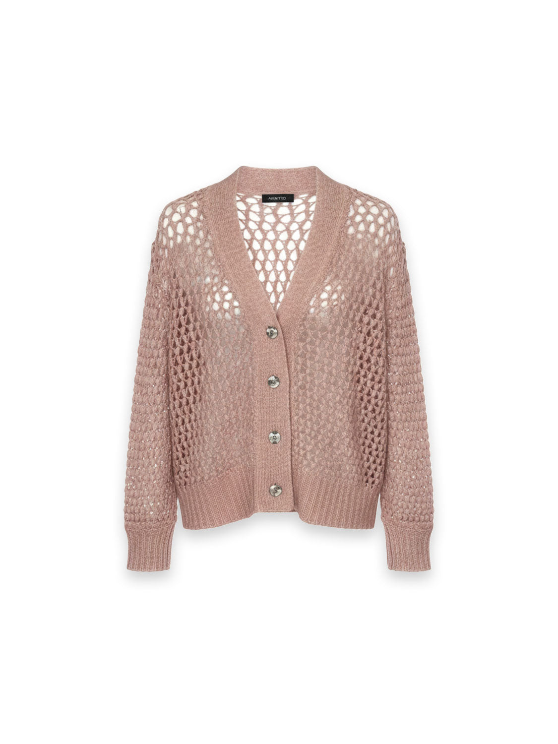 Grobstrick-Cardigan aus Cashmere-Seiden-Mix