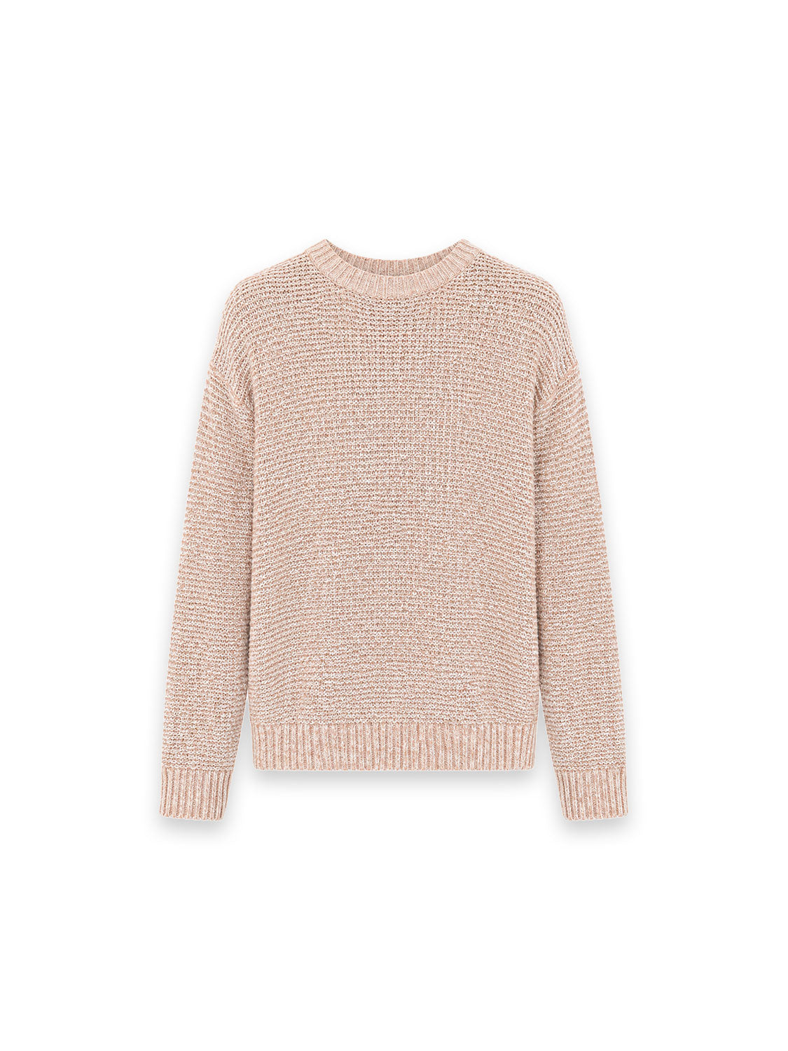 Soft Touch Strickpullover aus feinem Strukturstrick mit luftiger Leichtigkeit