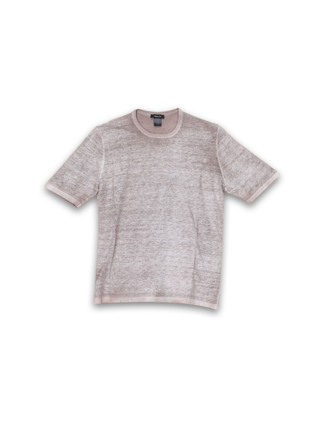 Melliertes Shirt aus Leinen-Mix