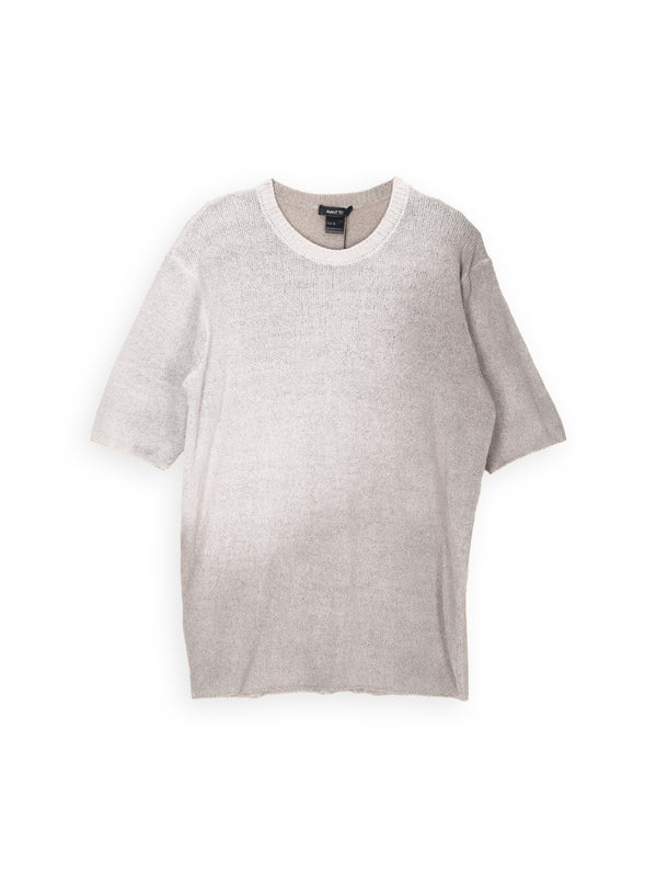 Kurzarm Strickpullover mit Farbverlauf