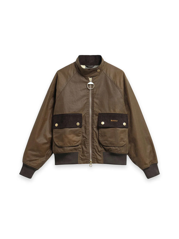 Ivybridge Wax Jacke mit Cord-Details