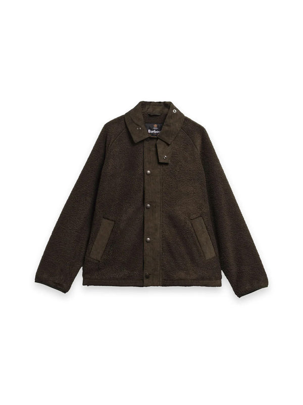 Transport Fleece Jacke – Cord-Details