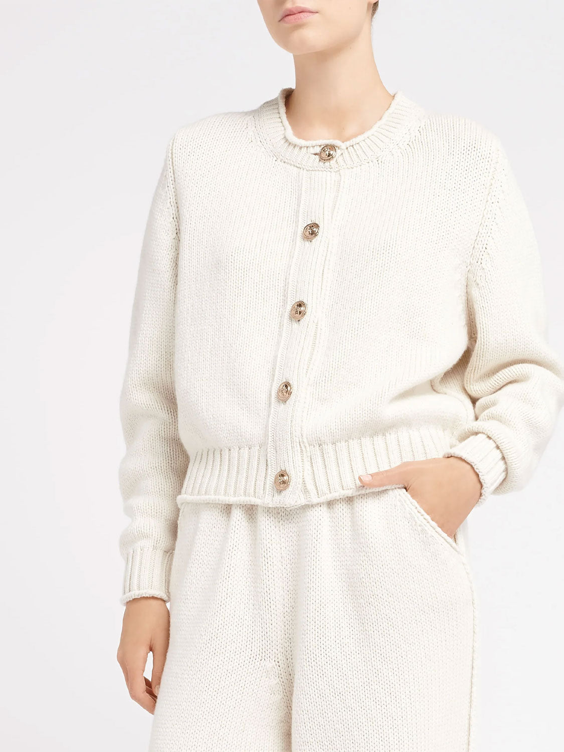Chunky Cashmere Cardigan