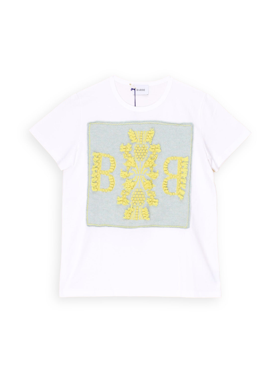 Thistle Logo Top – T-Shirt mit Kaschmir- Applikation