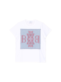 Thistle Logo – T-Shirt mit Cashmere Applikationen