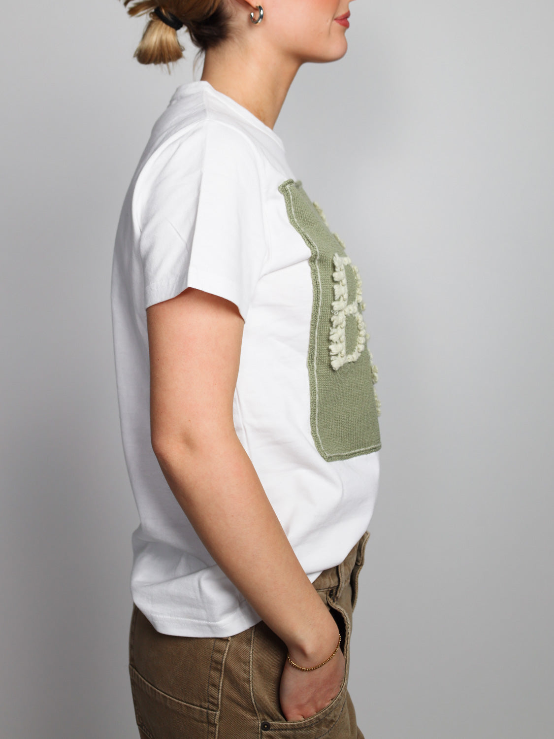 Thistle Logo – Shirt mit Cashmere Applikationen