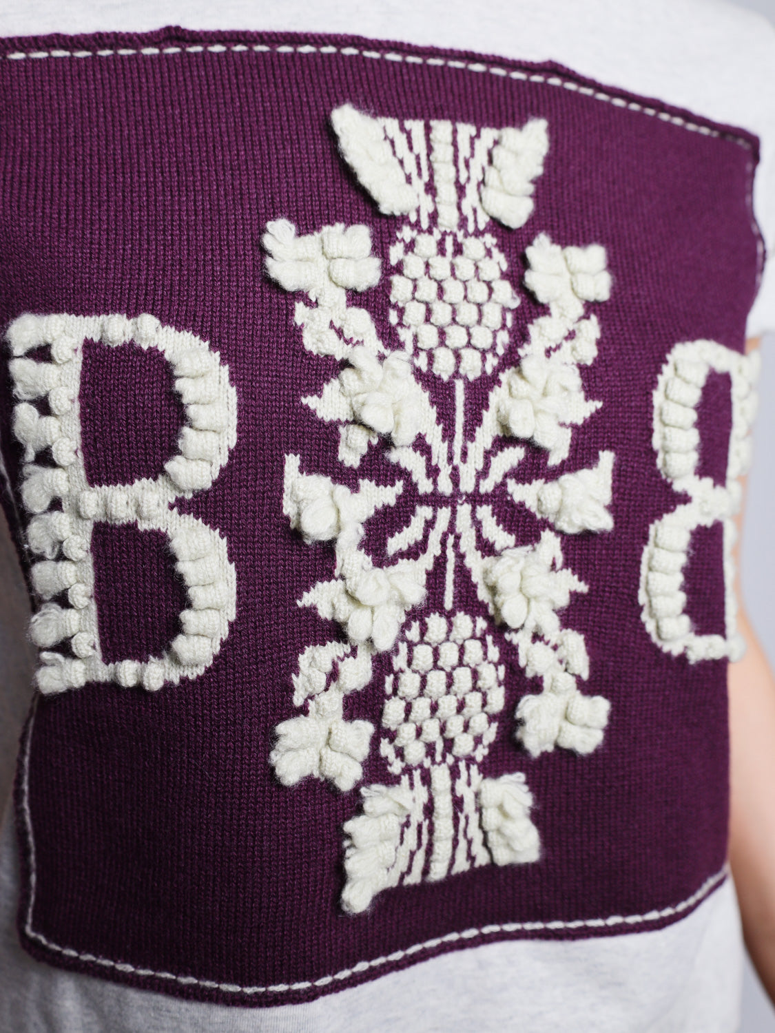 Thistle Logo – Shirt mit Cashmere Applikationen