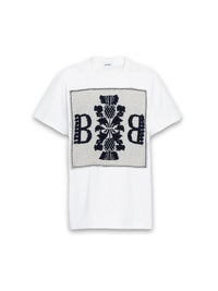 Thistle Logo – Shirt mit Cashmere Applikationen