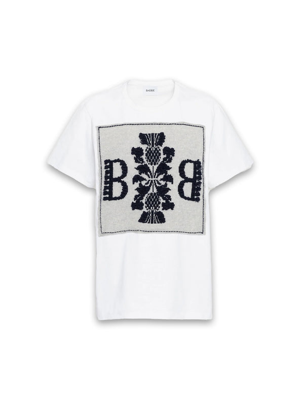 Thistle Logo – Shirt mit Cashmere Applikationen