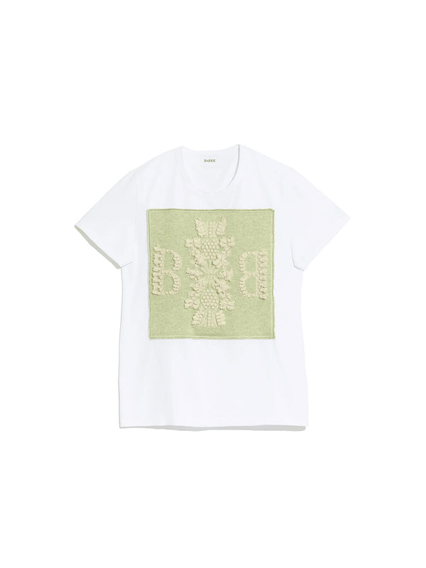 Thistle Logo – Shirt mit Cashmere Applikationen