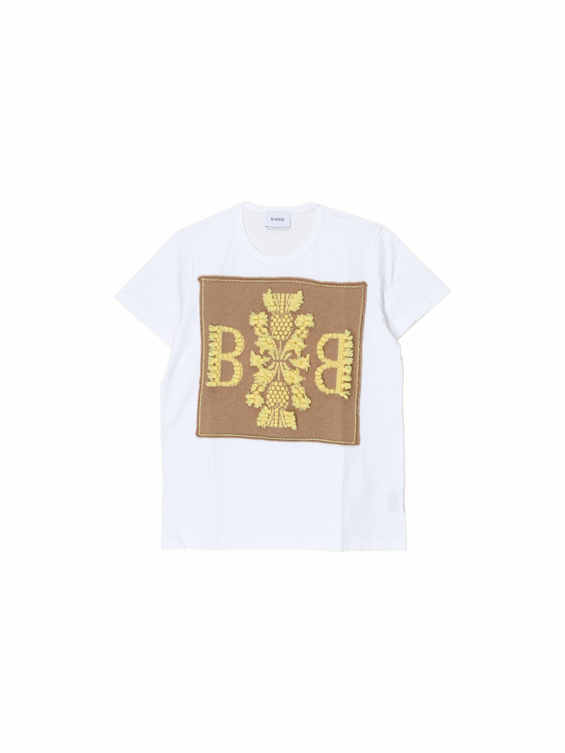 Thistle Logo – T-Shirt mit Cashmere Applikationen