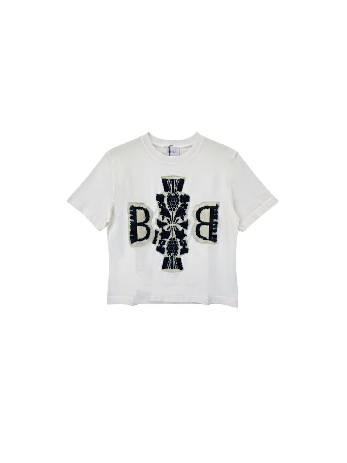 Fitted Tee - Kurzes T-Shirt mit Barrie-Logo