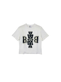 Fitted Tee - Kurzes T-Shirt mit Barrie-Logo