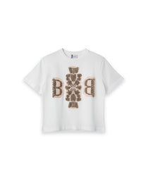 Fitted Tee - Kurzes T-Shirt mit Barrie-Logo