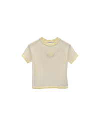 Cropped T-Shirt mit Barrie-Logo