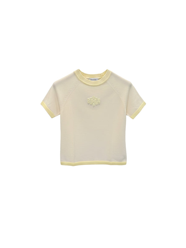 Cropped T-Shirt mit Barrie-Logo