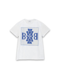 Thistle Logo – Shirt mit Cashmere Applikationen