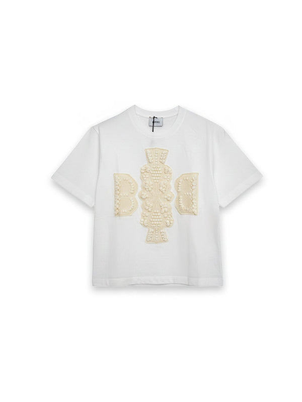 Fitted Tee - Kurzes T-Shirt mit Barrie-Logo