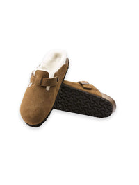 Boston – Slipper mit Lammfellfutter