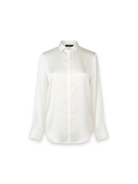 Bluse aus glänzender Seide