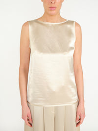 Aubri – Lockeres Satin-Top