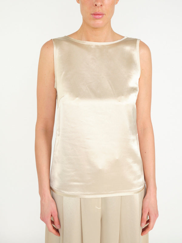 Aubri – Lockeres Satin-Top