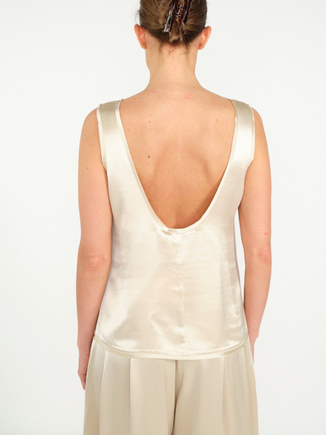 Aubri – Lockeres Satin-Top