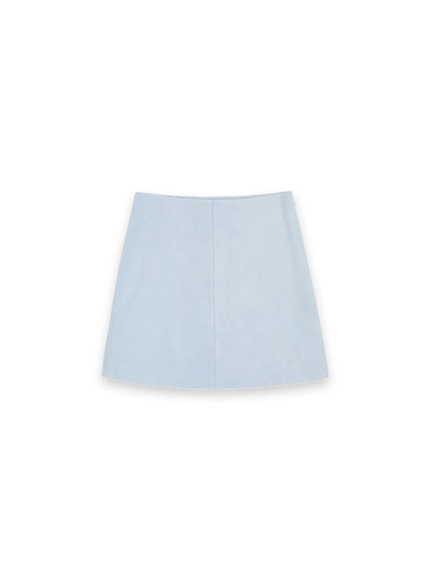 Nola - Minirock aus Veloursleder