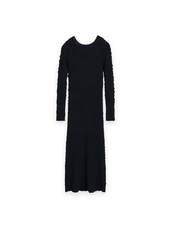 Venus – Maxikleid in geraffter Optik