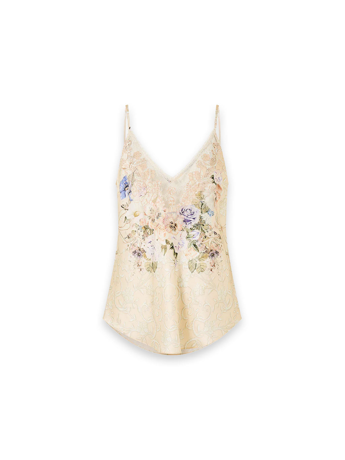 Laced with Love - Spitzen-Top aus Seide