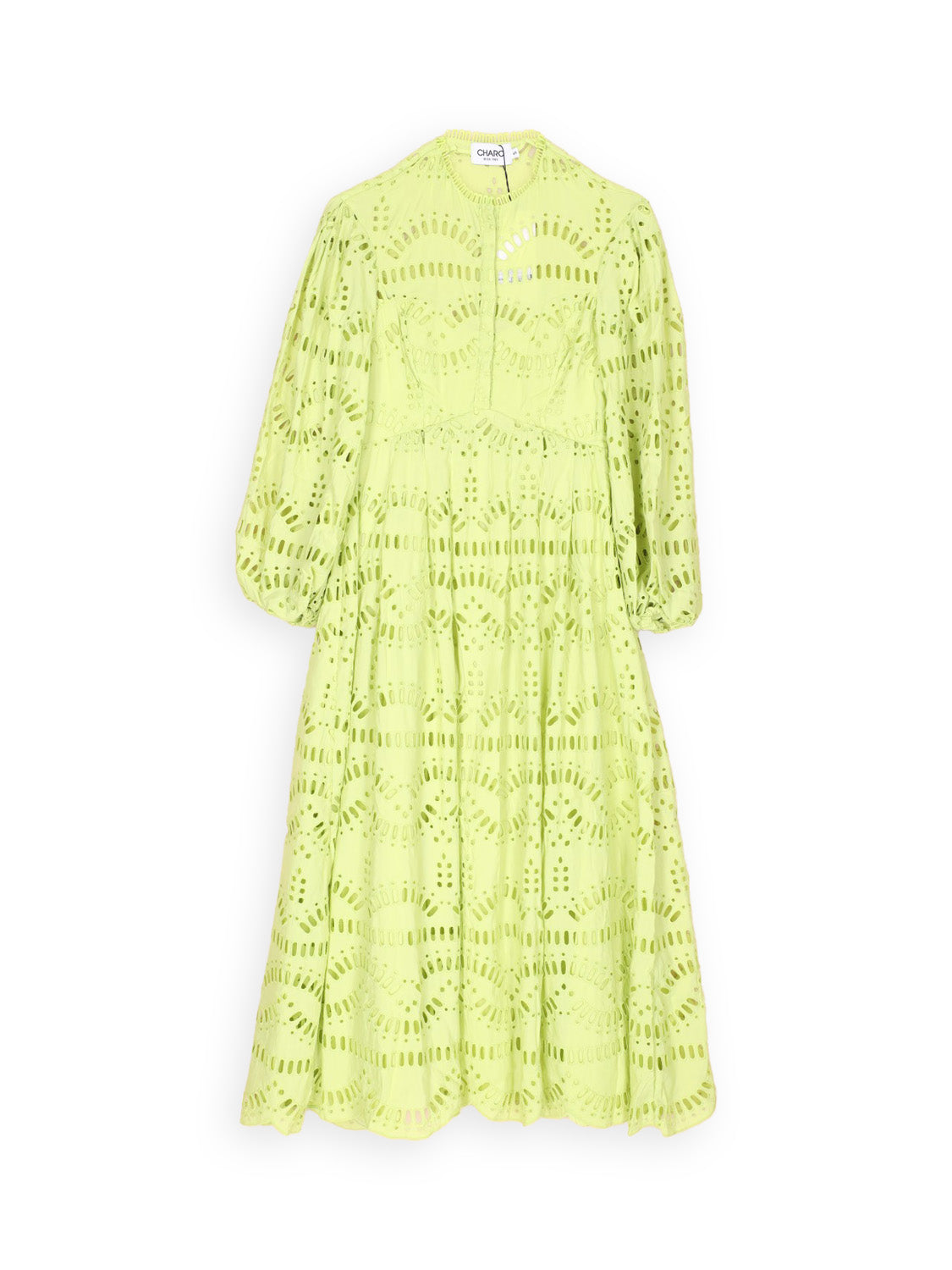 Maxikleid mit gesticktem Loch Muster