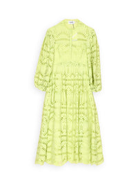 Maxikleid mit gesticktem Loch Muster