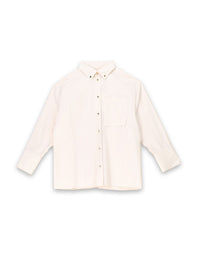 Nathalie – Melliertes Leinen-Mix-Hemd