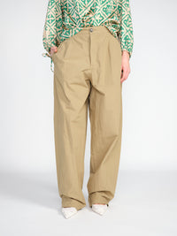 Phebe – Oversized Baumwoll-Wide-Leg-Hose