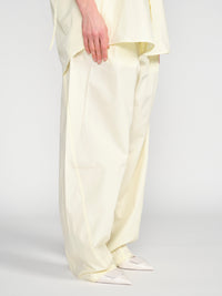 Baumwoll Hose mit weitem Bein