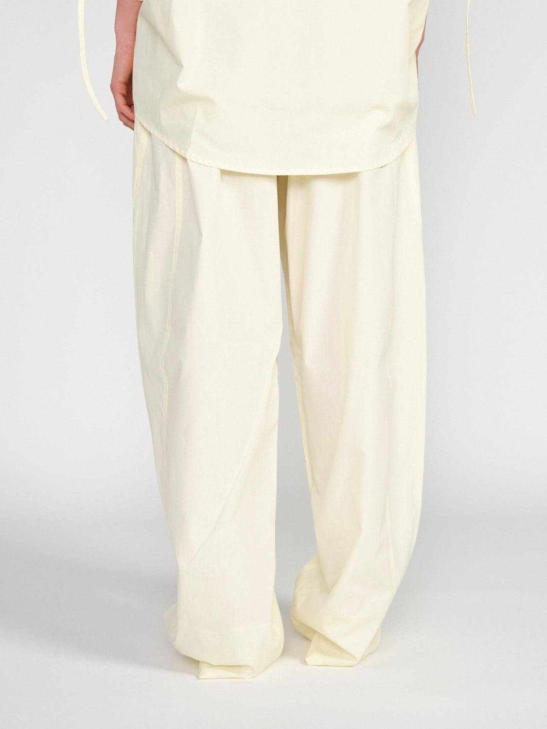 Baumwoll Hose mit weitem Bein